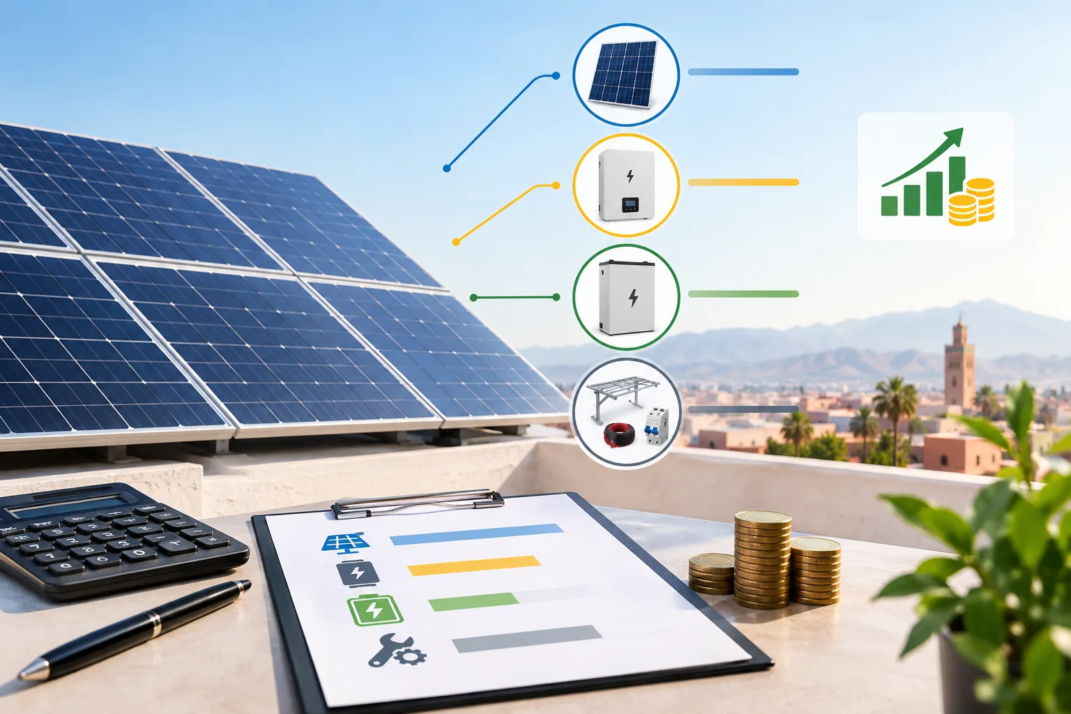 Prix d'une installation solaire au Maroc en 2026 : les chiffres réels