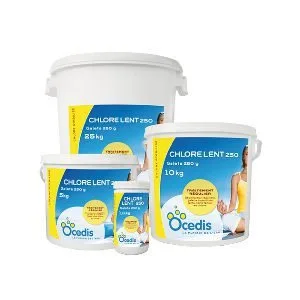 Chlore lent galet 250 g — Ocedis