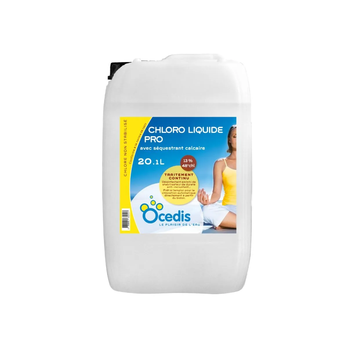 Chloro liquide PRO 13,5 % — 20 L — Ocedis